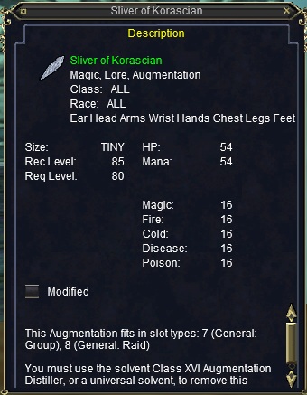 Sliver of Korascian